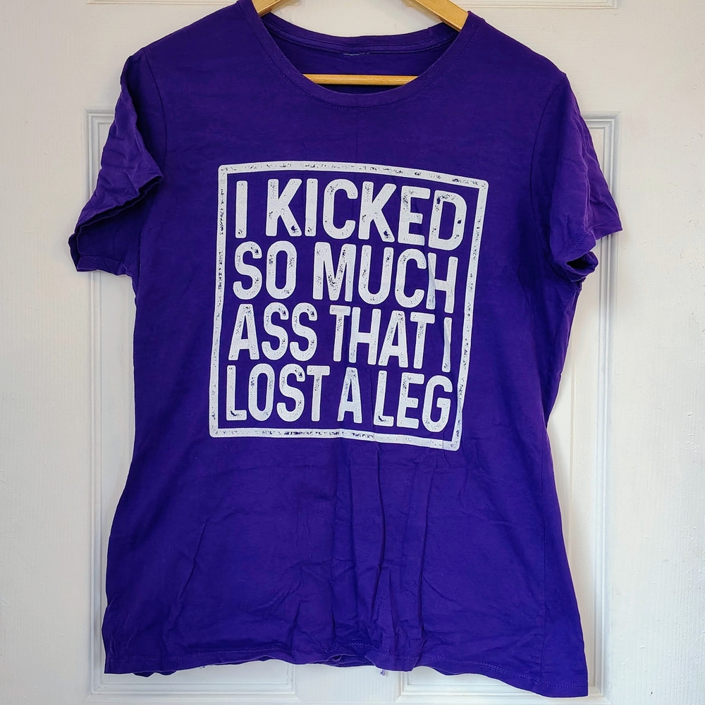 Source Unknown Purple Short Sleeve Tee
